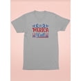 thumbnail image 3 of Merica Y'all T-Shirt Juniors -Image by Shutterstock,  Medium, 3 of 4