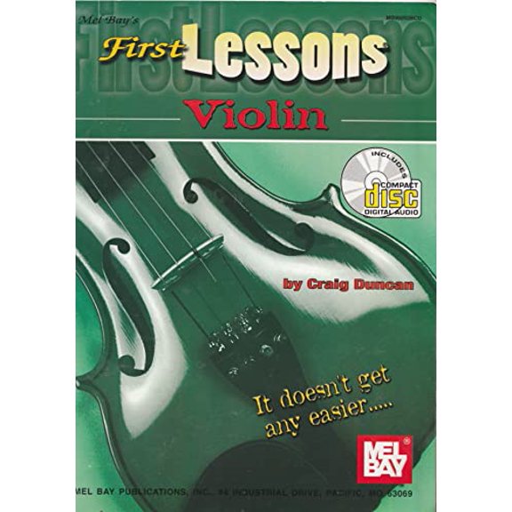 Pre-Owned Mel Bay First Lessons Violin Book/CD Set (Paperback) 0786618051 9780786618057