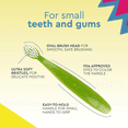 thumbnail image 2 of RADIUS Children's Toothbrush Totz Extra Soft Assorted Colors 6 Count, BPA Free and ADA Accepted, Designed for Delicate Teeth and Gums, For Kids 18 Months and Up, 2 of 7