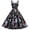 Pink, variant on Huanglei Women's Pumpkin Head Bat Print Camisole Dress