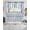 Blue, variant on Green Pink Weeping Eucalyptus Swag Valances for Windows, Small Curtains Drapes, Spring Summer Farmhouse Leaves Kitchen Window Curtains Over Sink Window Treatment Valance for Bedroom/Bathroom 56"x36"