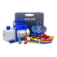 thumbnail image 1 of Bomba de Vacío FIXITFAST azul con Manómetro para Refrigeración HVAC A/C, 1 of 8