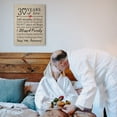 thumbnail image 2 of 10th 20th Wedding Anniversary Decorations Gifts for Wife Husband Wall Art Canvas Print with Frame Gifts for Him Her, 2 of 5