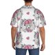 thumbnail image 3 of Balery Cartoon Poodle Dog Camisa Casual de Manga Corta con Botones para Hombre, Texturizada, Estilo Cubano, para Playa, Verano-3X-Large, 3 of 5