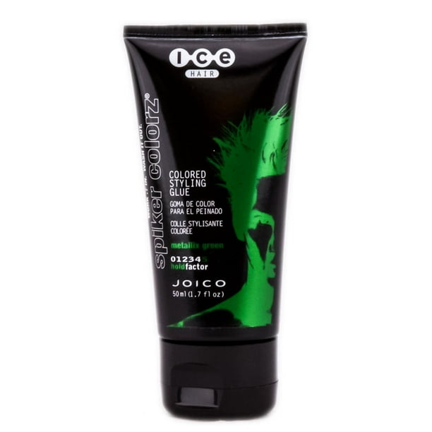 Joico Ice Spiker Colorz Water Resistant Styling Glue Gel Color Metallix Green Walmart Com Walmart Com