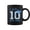 Black, variant on 10Th Birthday Girl Coquette Bow Cute Hello Ten Est 2016 Coffee Mugs