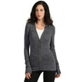 thumbnail image 2 of J. METHOD Women's Snap Button Cardigan Long Sleeve Knit Ribbed Sweater NEWJ181 Charcoal 2X, 2 of 5
