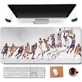 thumbnail image 1 of .x BAT Shadow Rubber Stitched Edges Extended Large Gaming Mouse Pad Office Keyboard Mouse Mat, 1 of 7