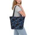 thumbnail image 2 of Salouo Blue Sports Car for Shoppers Tote for Women Foldable Handbags with Big Capacity Casual One-Shoulder Shopping Bag Hobo Bags Fit for Office/Shopping/Park, 2 of 6