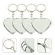 thumbnail image 4 of 4pcs mini espejo de corazón llavero plegable espejo de metal espejo de metal adorno de colgante, 4 of 4