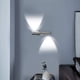 thumbnail image 4 of Luz de pared interior 2 LED 6W Modern Up Down 360 grados Iluminación de pared de aluminio giratoria Luz ajustable para dormitorio Sala de estar Oficina Escalera Blanco frío 2 focos Vhermosa LHH-0488, 4 of 4