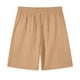 thumbnail image 5 of pstuiky Hombres bajos, Pantalones cortos casuales y modernos de verano para hombre con cintura elástica y cordón de color sólido Pantalones cortos de entrenamiento, 5 of 5