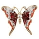 thumbnail image 4 of Animal Inscet disfraz suéter joyería cristal Rhinestone fiesta broche Pin Mariposa Zulema Broche de broche de diamantes de imitación, 4 of 8
