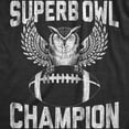 thumbnail image 2 of Womens Superb Owl Champion T Shirt Funny Sarcastic Football Pun Graphic Tee for Guys Womens Graphic Tees, 2 of 9