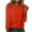Red, variant on WREESH Womens Fashion T-Shirts Solid Color Casual Long Sleeve Round Neck Loose T-Shirt Blouse Tops Pullover Blue