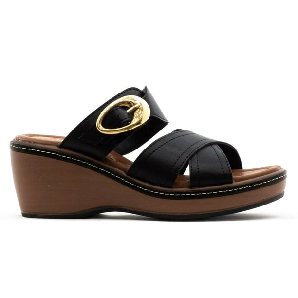 Sandalias para Mujer Zmexico 1411 negro 22.5