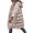 Gold, variant on Vedolay Womens Hooded Parka Coat Casual Open Front Knitted Coat with Pockets Gold,3XL