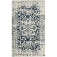 thumbnail image 3 of SAFAVIEH Madison Katina Traditional Area Rug, Cream/Navy, 4' x 6' - Traditional Design, Cream & Navy, Non-Shedding & Easy Cleaning, Ideal for Living Room, Bedroom, Dining Space, Entryway, Bathroom, B, 3 of 16