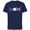 Navy, variant on Disney Frozen Olaf Sven Kristoff Mother’s Day Birthday Mom - Short Sleeve Cotton T-Shirt for Adults - Customized-Black