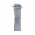 thumbnail image 1 of 50Pcs Silk Pouch For Hand Fans Organza Gift Bag Gift Pouch For With Drawstring Sliver, 1 of 9