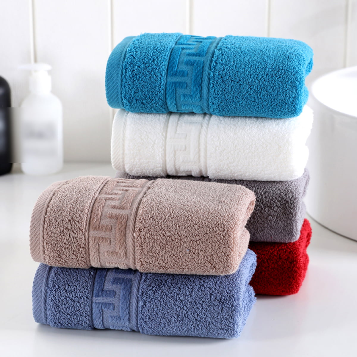 Details about   1pc 100% Cotton Bath Towel Face Care Hand Cloth Soft Towel Bathroom for Adults # 