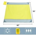 thumbnail image 6 of 83" x 78" Sandproof Beach Blanket for 7 Adults, 6 of 8