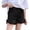 Black, variant on SUXIAN Denim Set Girl's Solid Color Jean Shorts High Waisted Wide Leg Jeans Shorts Patchwork Loose Fit Denim Green 4-5 Years