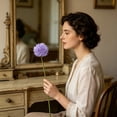 thumbnail image 7 of CHENjy Faux Flowers Dandelion, Round Spherical Artificial Floral for Vase, Realistic Silk Home Decor for Living Room Table Centerpieces, Light Purple, 1 Piece, 7 of 7
