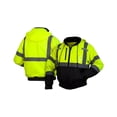 thumbnail image 3 of Pyramex RJ31 Series Class 3 Fleece Bomber Safety Jacket, Lime, 2X-Large, 3 of 3
