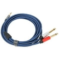 thumbnail image 3 of 3.5 mm Un cable mono de 6.35 mm, de Sonido de Alta Fidelidad Azul Marino Duradera 3.5 mm A Cable de Audio de 6.35 mm para TV para audio para audio para tv, 3 of 7