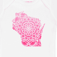 thumbnail image 4 of Inktastic Wisconsin Silhouette Mandala Boys or Girls Baby Bodysuit, 4 of 5