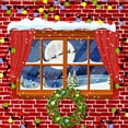 thumbnail image 4 of Decoraciones navideñas de pared Viora White, 4 unidades, pared de ladrillo, 4 of 7