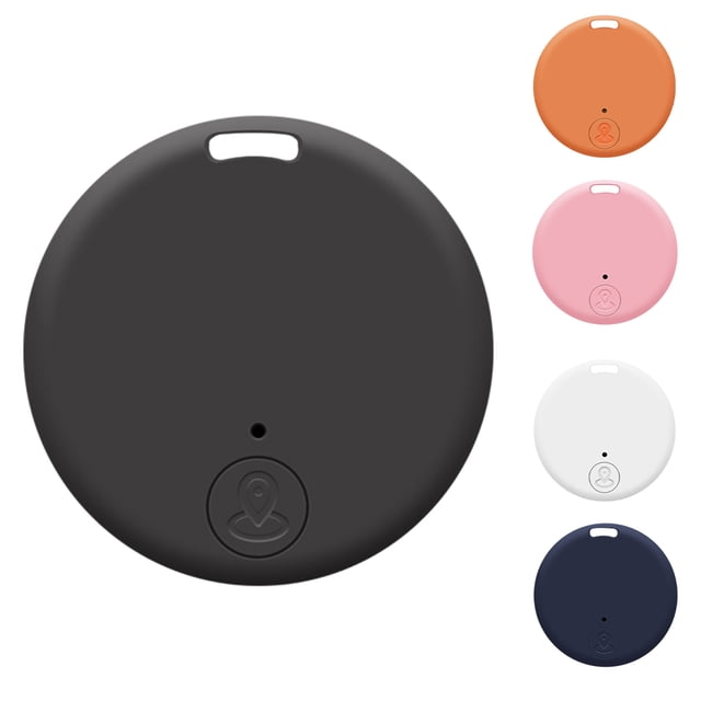 Inteprter Llavero inalámbrico antipérdida compatible con Bluetooth 5,0, buscador de llaves para niños mayores, alarma portátil perdida, rastreador de Electrónica Negro