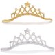 thumbnail image 1 of 2 piezas de diadema con corona SSuperp para niña regalo de cumpleaños tiara de princesa plata oro, 1 of 5