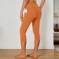 thumbnail image 4 of Workout Pants Compression Leggings for Women Fitness Sports Side Pocket Peach Bottomed Running Thigh Raising High Waisted Abdominal Retracting Elastic Tight Yoga Pants, 4 of 4