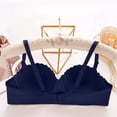 thumbnail image 4 of iHPH7 Plus Size Bras for Women, Half Cup Bra, Push Up Bras for Women, Underwire Bras for Women, Breathable Bras for Women, Dark Blue 34, 4 of 4