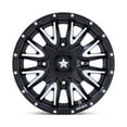 thumbnail image 2 of MSA M49 Creed 15x7 UTV Wheel - Black/Machined (4/110) +10mm [MA049MD15704010], 2 of 4