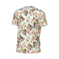 thumbnail image 6 of Wukai Wild Exotic Birds And Flowers Print Men's Short-Sleeved Mesh T-Shirt,Quick-Dry Short Sleeve Workout T-Shirt-4X-Large, 6 of 8