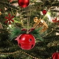 thumbnail image 4 of Oecoator Christmas Ornament Red - 1 Piece Holiday Tree Decor, Wreath , Memorial Decoration, 4 of 9