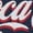 Navy, variant on Officially Licensed Coca Cola Patriotic Stars Design Men's T-shirt