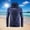 Dark Blue, variant on Busydd Mens Sun Jacket Plus Size M-4XL Long Sleeve Solid Color Sun Protection Jackets for Men Summer Lightweight Zip Up Hoodie Outdoor Fishing Athletic Sun Shirts for Men with Pockets