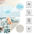 thumbnail image 4 of U-Shaped Toilet Mat Plush Bathroom Rug Mat Non Slip Bathroom Mats Snowman with Flowers Bird, 4 of 5