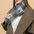 thumbnail image 4 of Warming Scarf Thermal Quick Heating Windproof Plaid USB Heated Winter Scarf for Daily Use, 4 of 8
