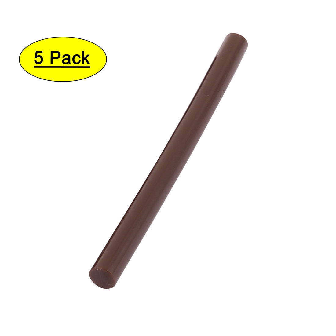 5pcs 7mm x 100mm  Brown Adhesive Hot Melt Glue Sticks For Hot Melt Glue