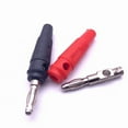 thumbnail image 2 of 10 Pcs Of 32A Screw-On 4Mm Banana Plug Male Connector Speaker Cable Adapter, 2 of 9