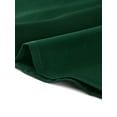 thumbnail image 7 of MODA NOVA Juniors Ruffled Trim Button Down Stand Collar Long Sleeve Blouse Top, 7 of 7