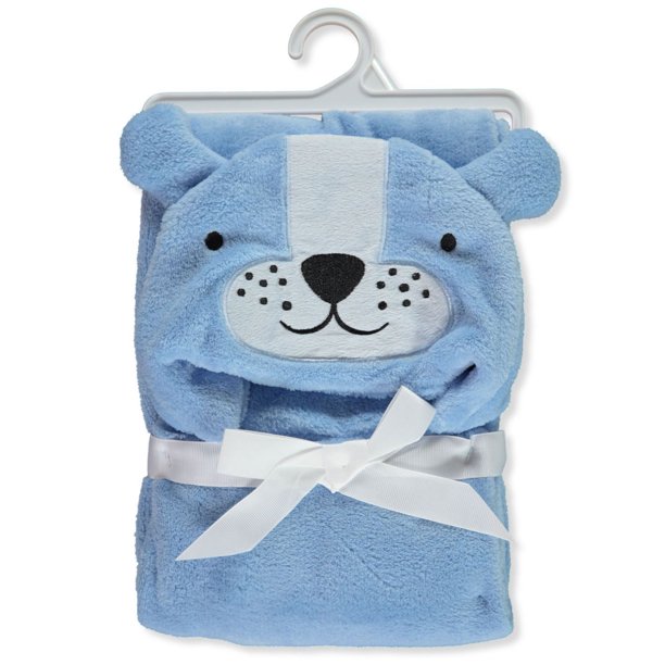 Rene Rofe Baby Boys Bear Plush Hooded Blanket Walmart Com Walmart Com