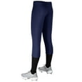 thumbnail image 3 of Fireball Low-Rise Fastpitch Softball Pants, Women's X-Small, Navy, 3 of 5