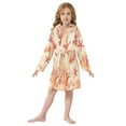 thumbnail image 6 of FORMRS Niños Bathrobe Unisex Hooded Robe Soft Plush Pajamas Sleepwear, Size 7-9T, Red Starfish, 6 of 7