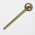 thumbnail image 2 of Coconut Tree & Stupid Cannon Book Lovers' Antique Bronze Lace Bookmark - a Stylish and Thoughtful Gift, 2 of 5